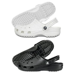 New Unisex Black/White Cozy Classic Clog Ultra-Light Slip-On Shoes