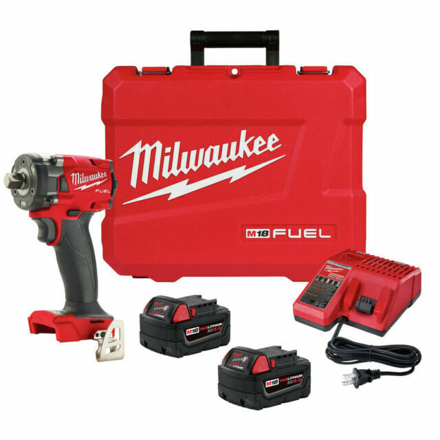 Milwaukee M18 Fuel 2855P-22 Impact Wrench - Red (48-11-1850)