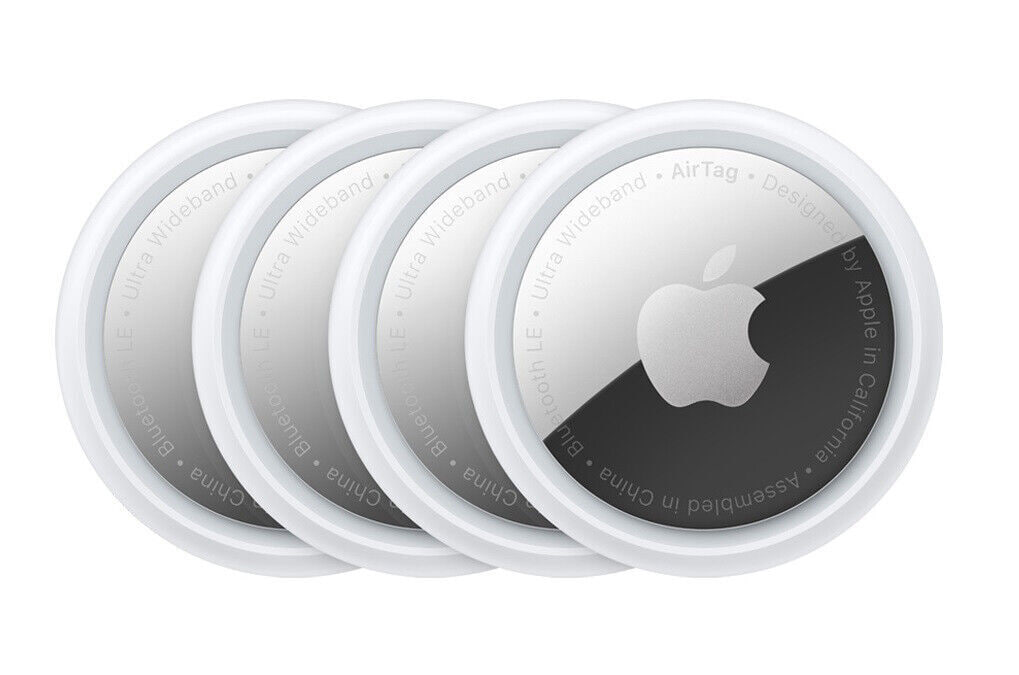 Apple AirTag - White, 4-Pack