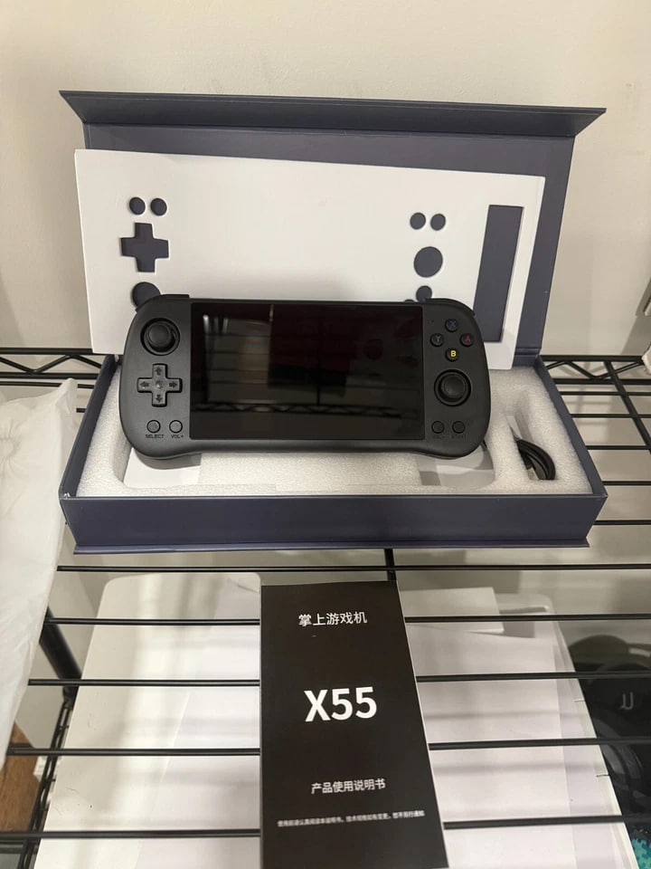 Powkiddy x55 handheld retro gaming console 128gb