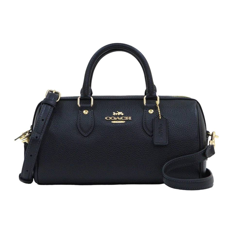 Coach Rowan Long Satchel Bag - Black