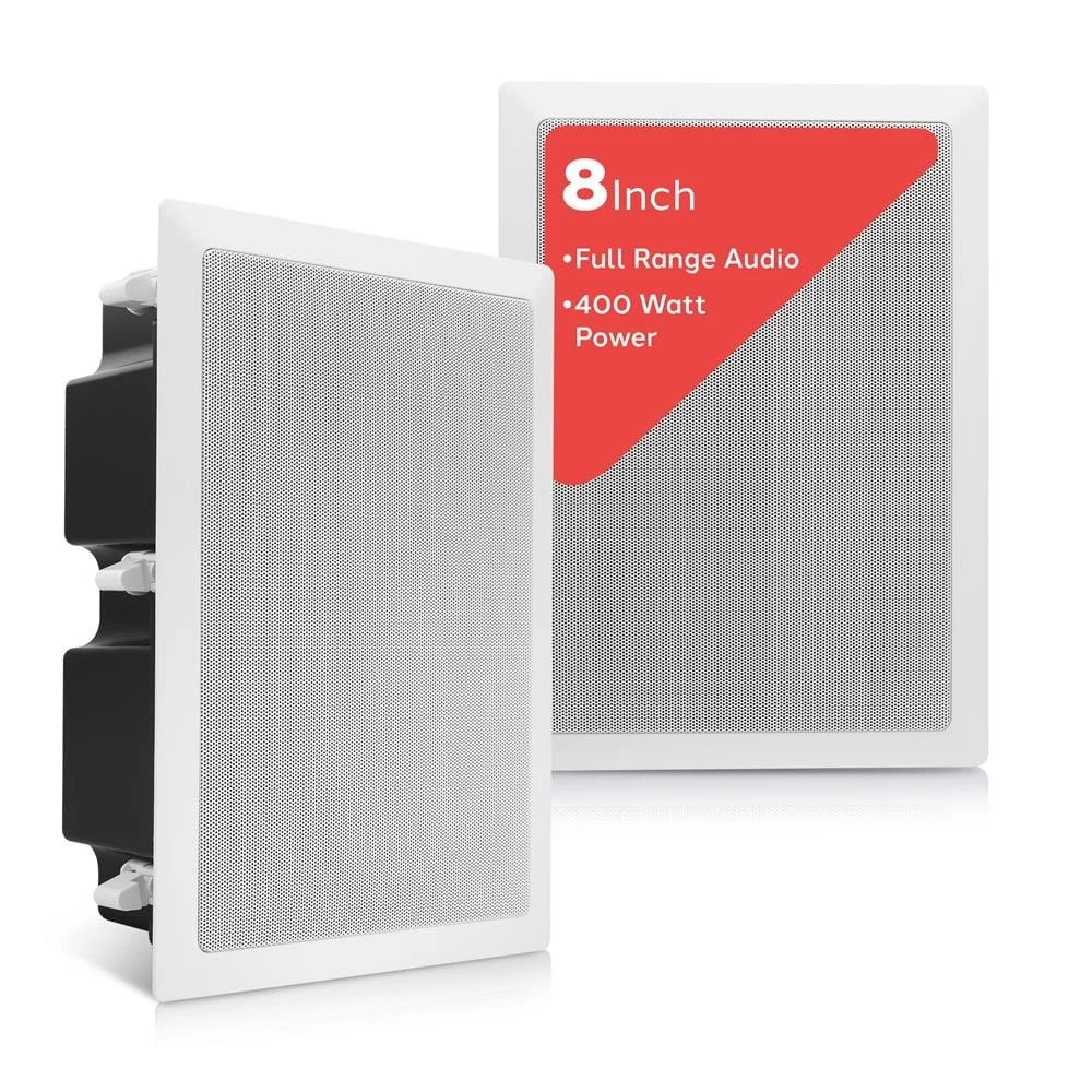 Pyle 8'' 2Way InWall Enclosed Speaker System w/Directional Tweeter PDIW87