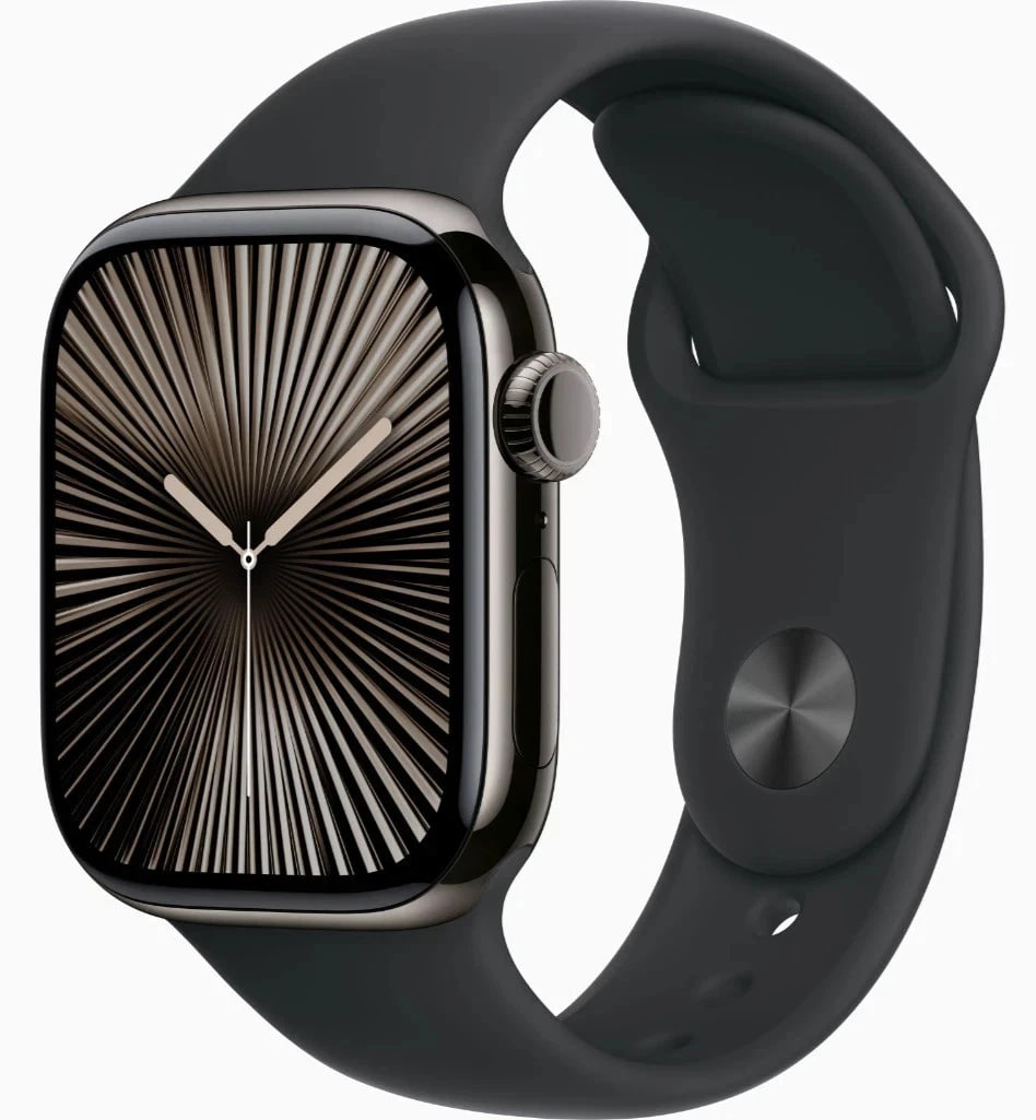Apple Watch Series 10 - 42mm - Titanium Slate - GPS + Cellular - Flawless