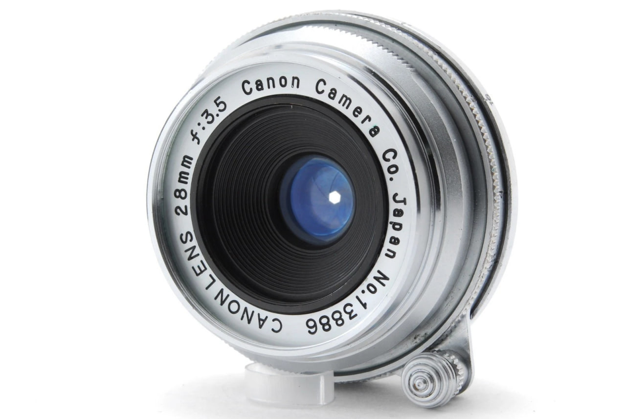 Canon 28mm f/3.5 Lens LTM L39 Leica screw Mount From JAPAN